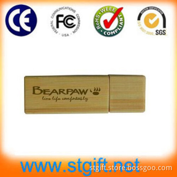 Wooden USB Flash Drive Bamboo USB Stick with 1GB~64GB